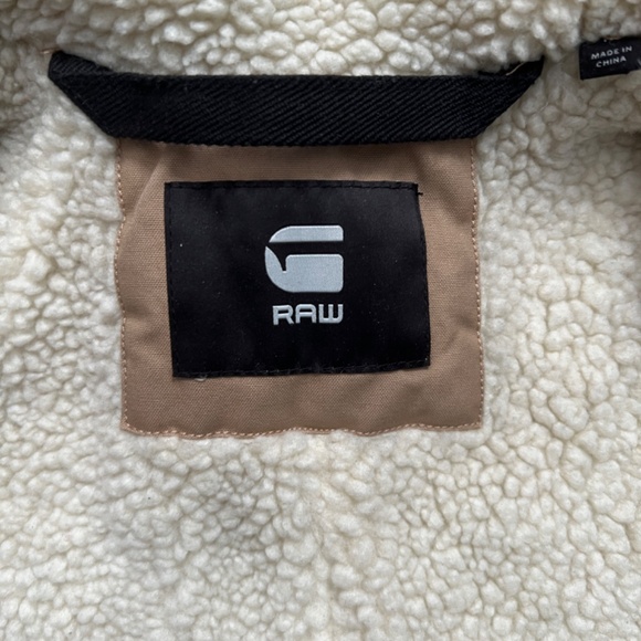 G-Star Raw Garber Canvas Teddy Overcoat - Size M - Picture 7 of 12